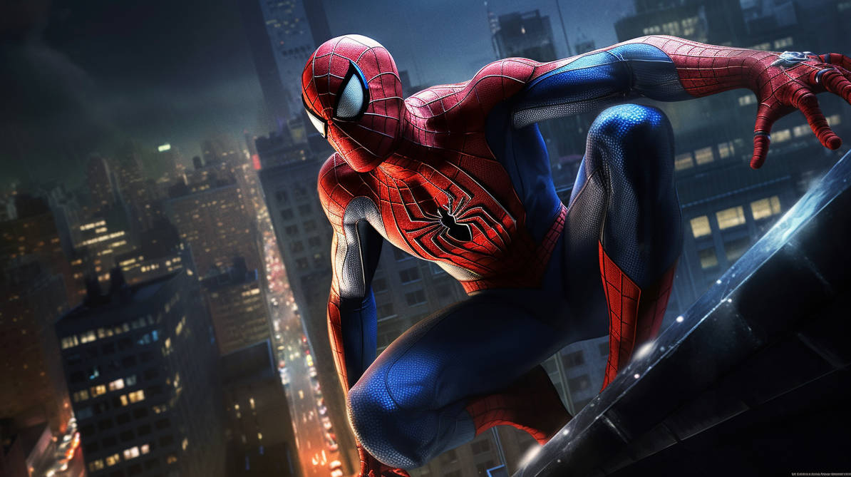 Spider Pac 2pac2993 dynamic Spider-Man poster with cityscape by Fake668 on DeviantArt
