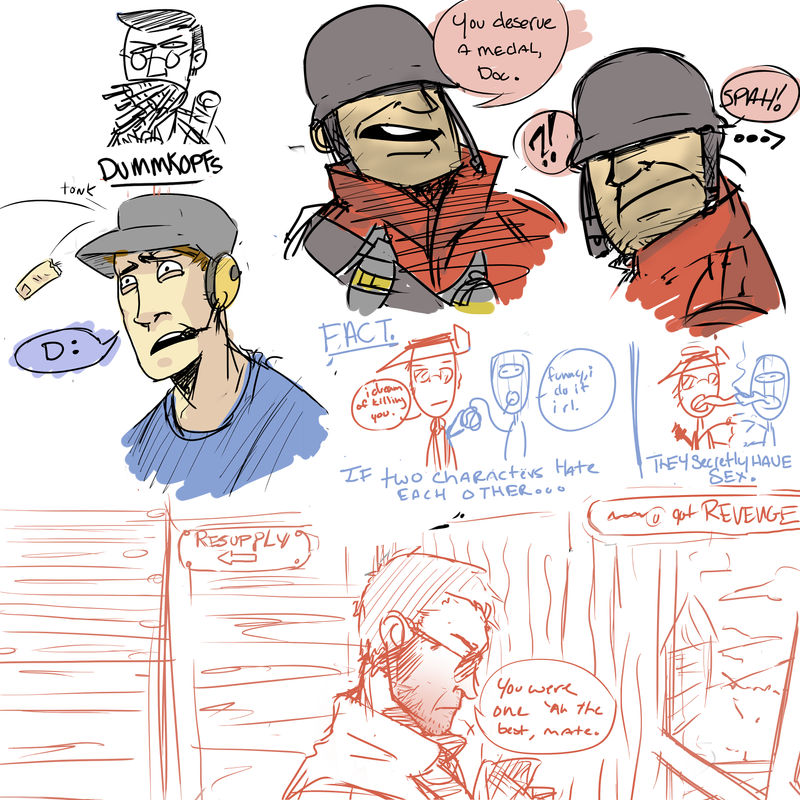 TF2 Sketches by Radioactive-Blowout on DeviantArt TF2 Sketches by Radioactive-Blowout on DeviantArt