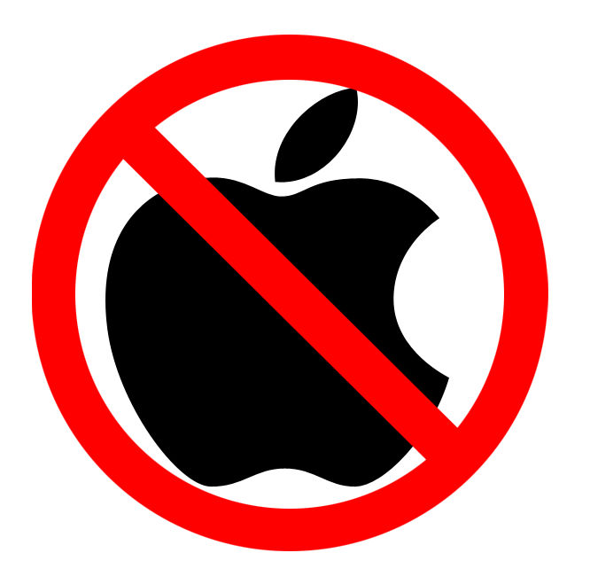 Anti-Apple Logo by Muffinate on DeviantArt