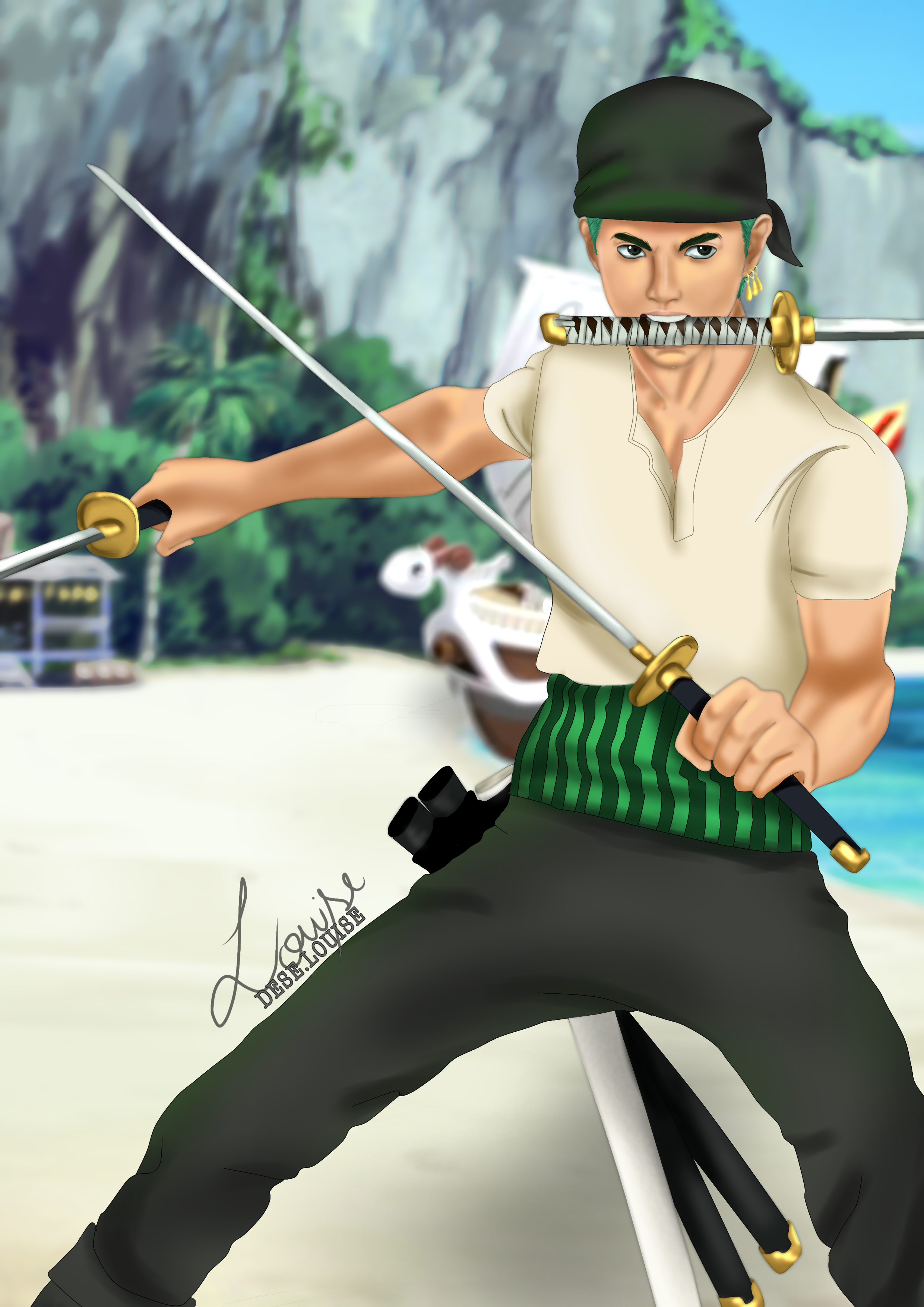 Roronoa Zoro by hobbj on DeviantArt