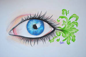 My own Eye with Decoration