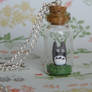 My Neighbor Totoro Glass Bottle Necklace