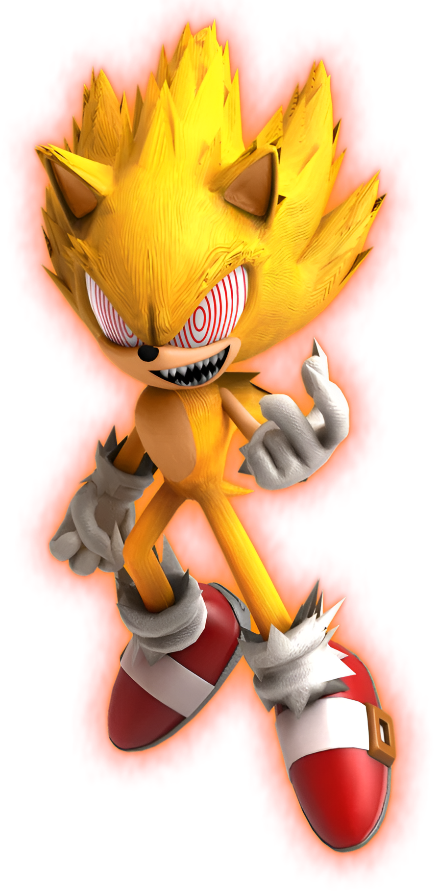 Fleetway Sonic by iBlinqq on DeviantArt