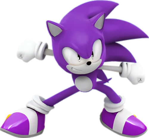 Purple Sonic by iBlinqq on DeviantArt