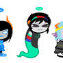 Homestuck Troll Adopts -5-(1-4)