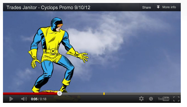 Cyclops cartoon promo by me