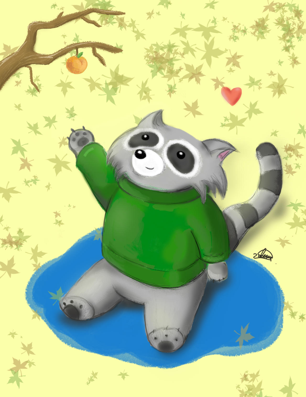 Raccon by alegria99 on DeviantArt