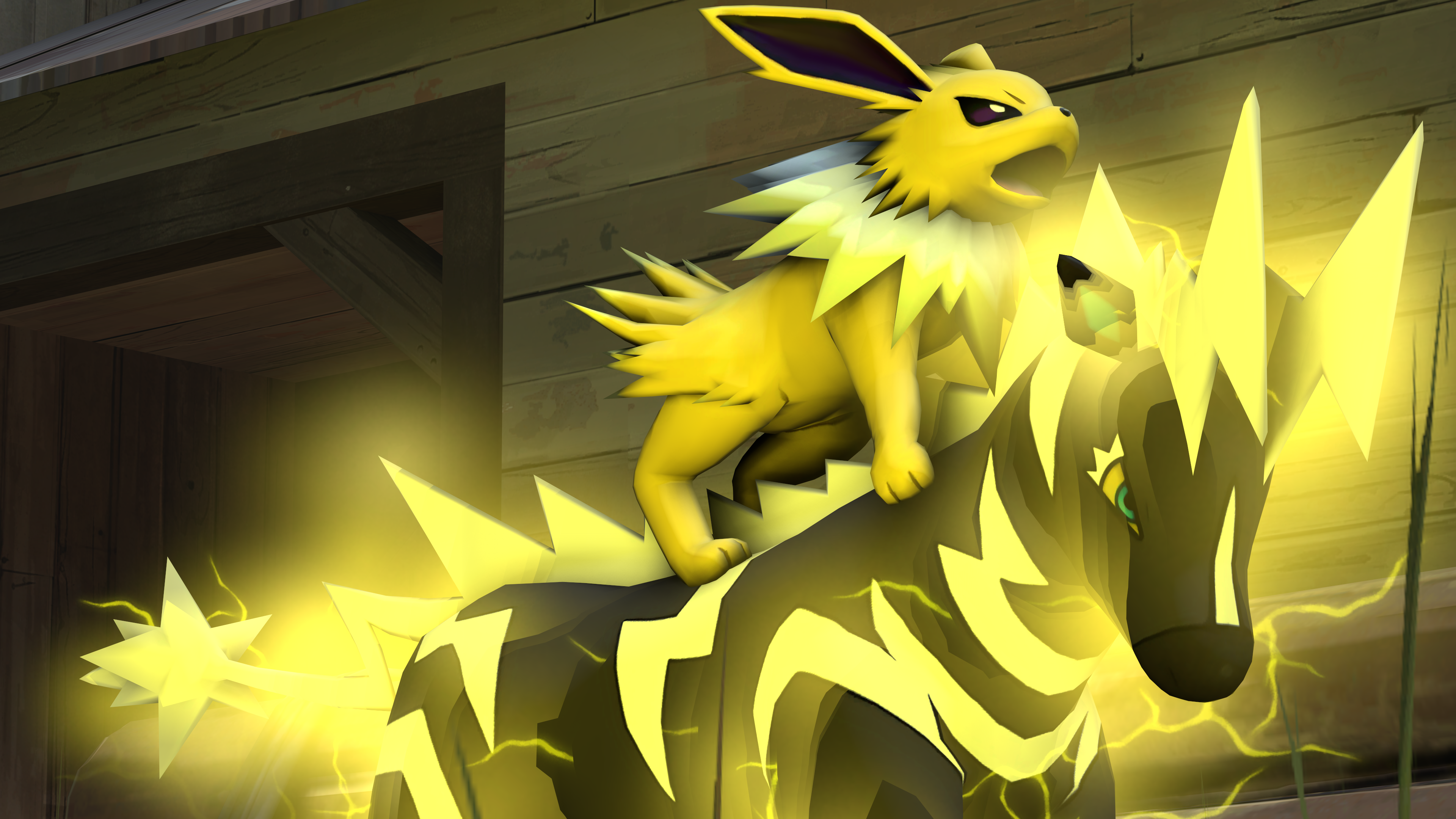 [SFM] - Jolteon and Zebstrika