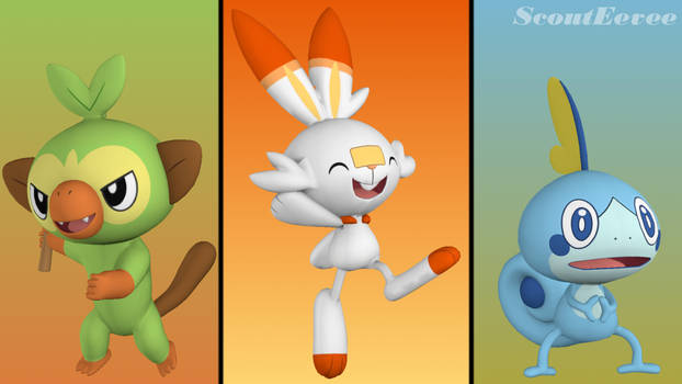 [SFM] - The Galar Starters