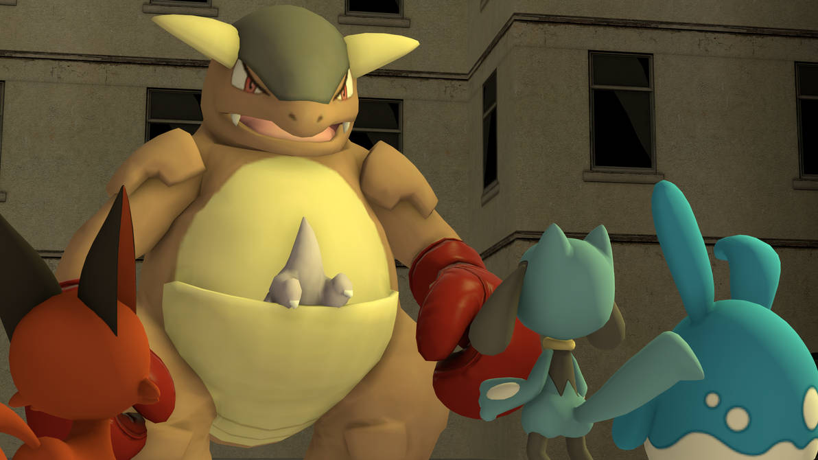 Mega Kangaskhan's Power-Up Punch and Parental Bond by Pokemonsketchartist  on DeviantArt