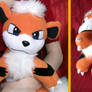 Growlithe plushie 2