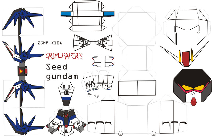 freedom gundam pattern