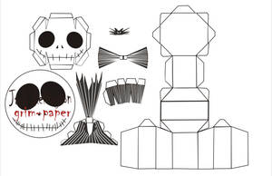 jack skellington chibi pattern