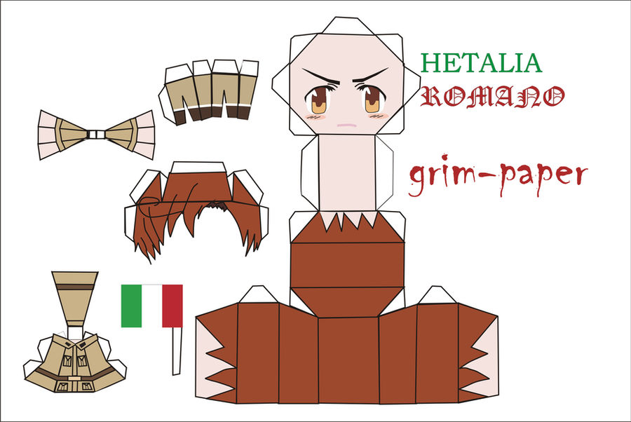 romano HETALIA chibi PATTERN