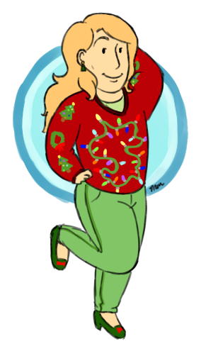 Christmas Sweater Damon