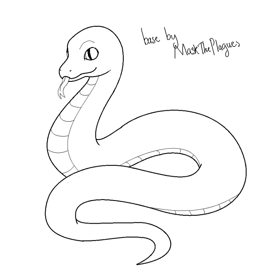 Snake base by pIagued on DeviantArt