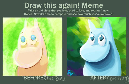 Draw This Again! [MEME] - Moomintroll