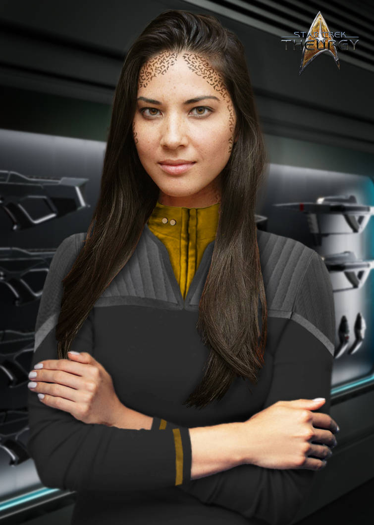 Kestra in the armory | Star Trek: Theurgy by altaireiv on DeviantArt