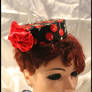 Rockabilly Cherry Pillbox Hat