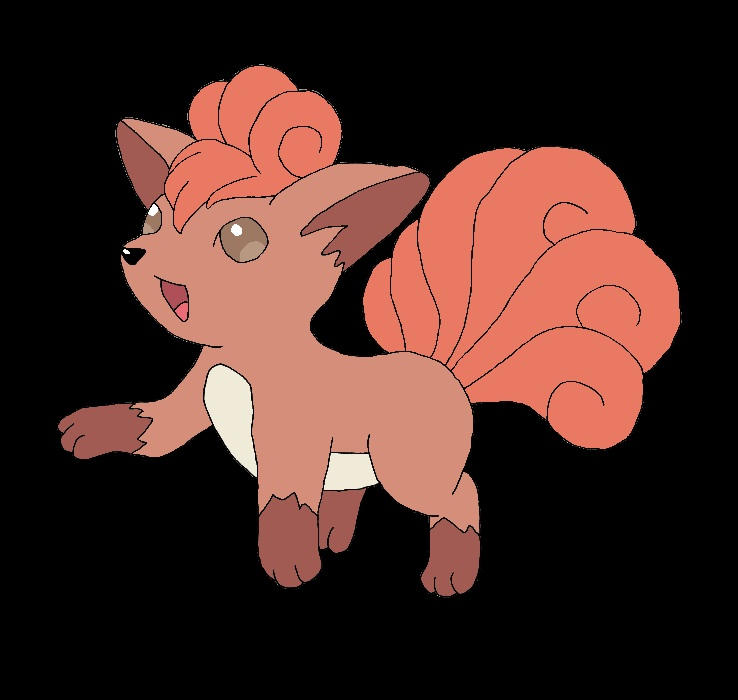 Vulpix Colored by SkulblakaShurtugal on DeviantArt