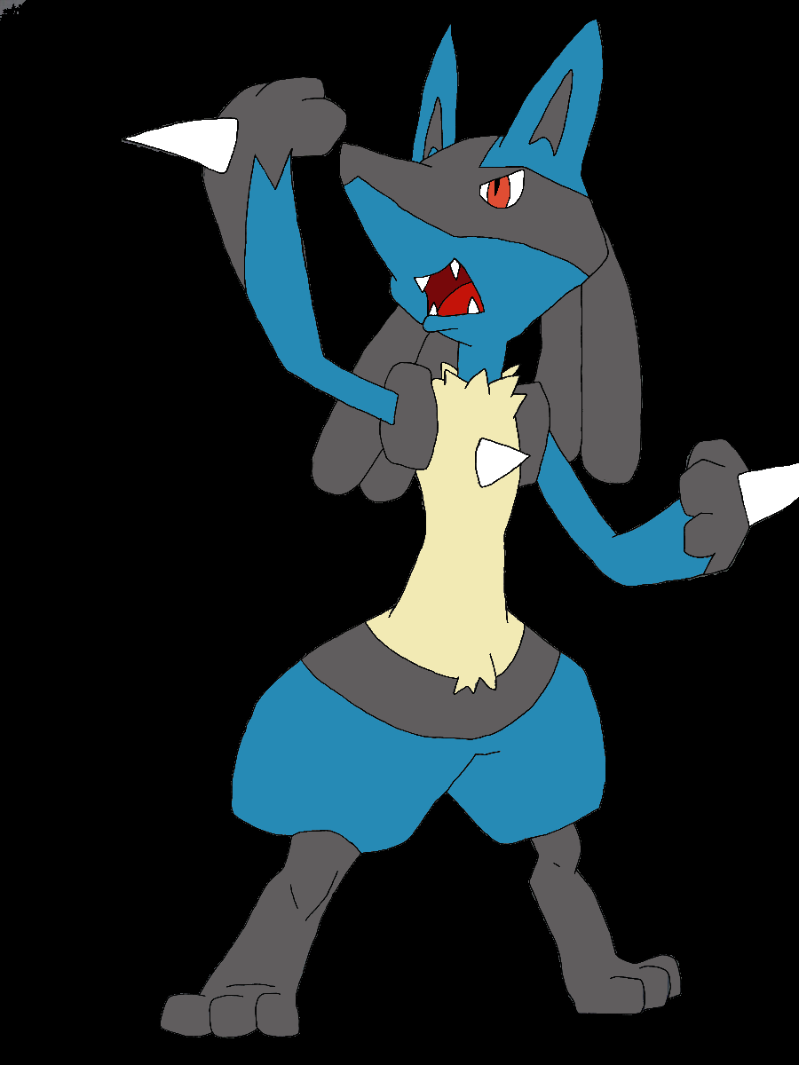 Lucario Colored