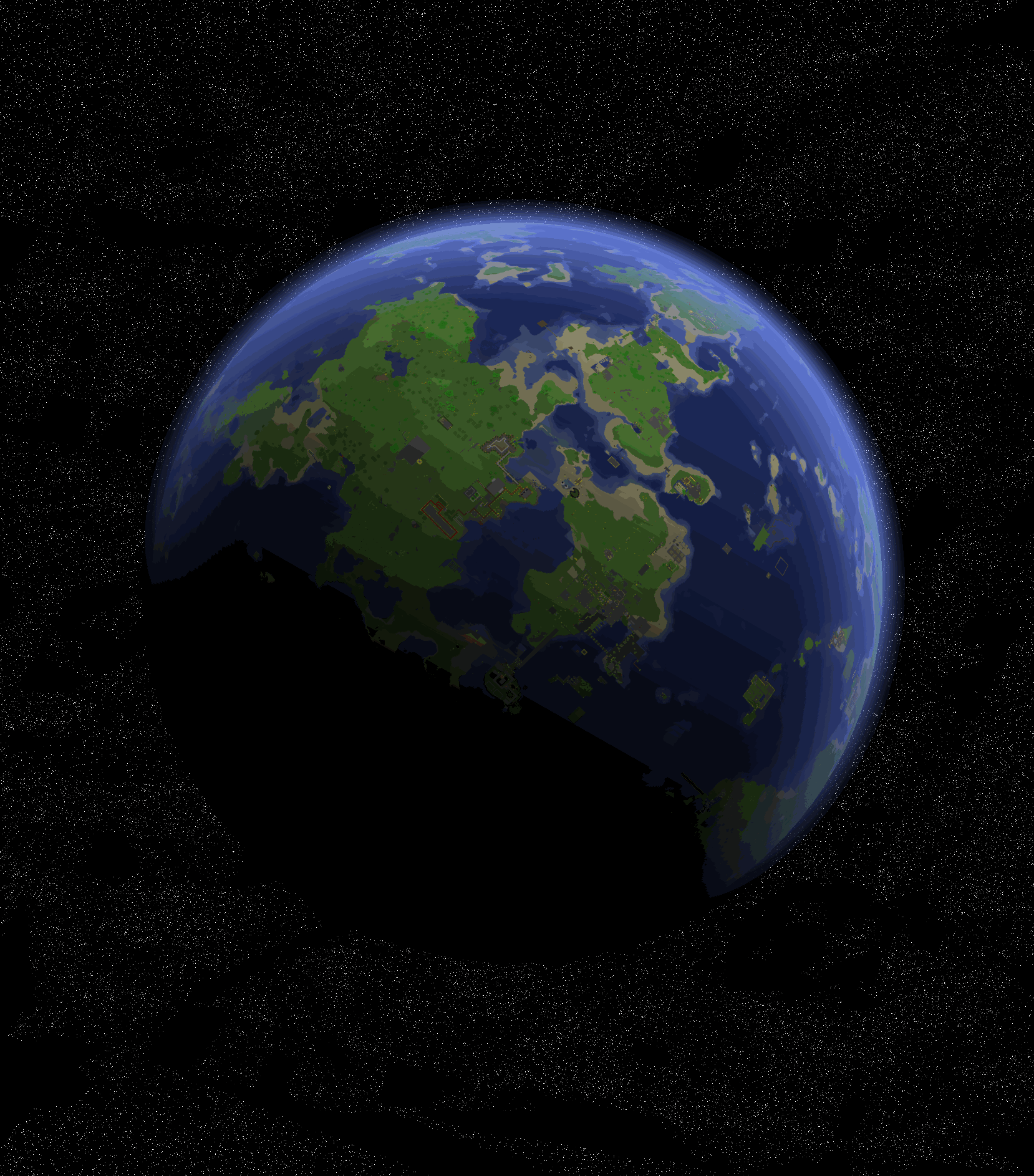 Earth at Minecraft by LuinBox on DeviantArt