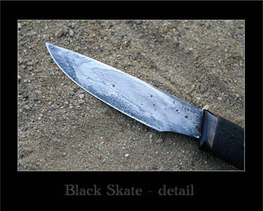 black skate - detail