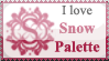 I love Snow Palette Stamp