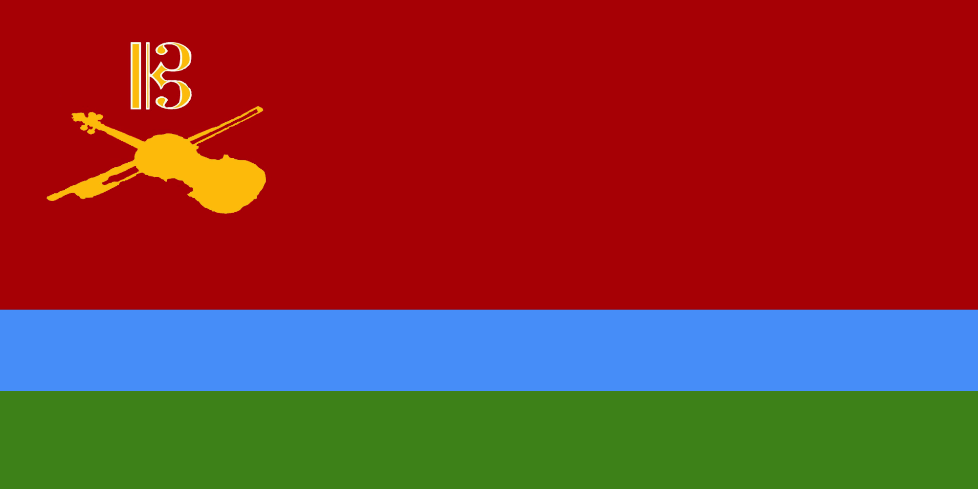 Flag of Karelo-Finnish Soviet Violist Republic