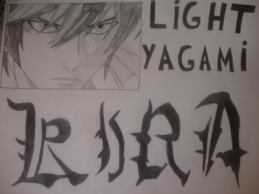 Writing In Death Note Light Yagami - Death Note by Mewtwo1313 on DeviantArt