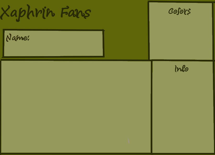 Xaphrin Fans earth Xaphrin  Ref sheet