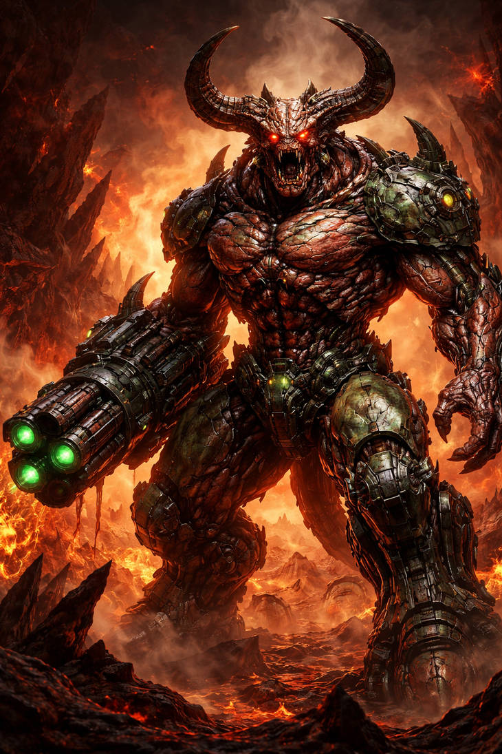 Cyberdemon Refrence CyberDemon by guillekryki on DeviantArt