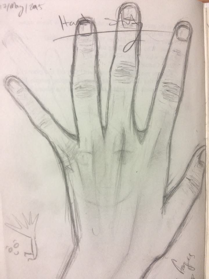 Sketching Ze Hand