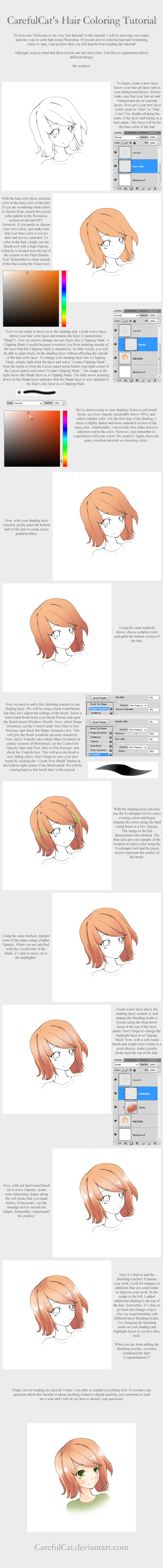 Hair Coloring Tutorial