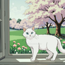 Fluffy and Flowers
