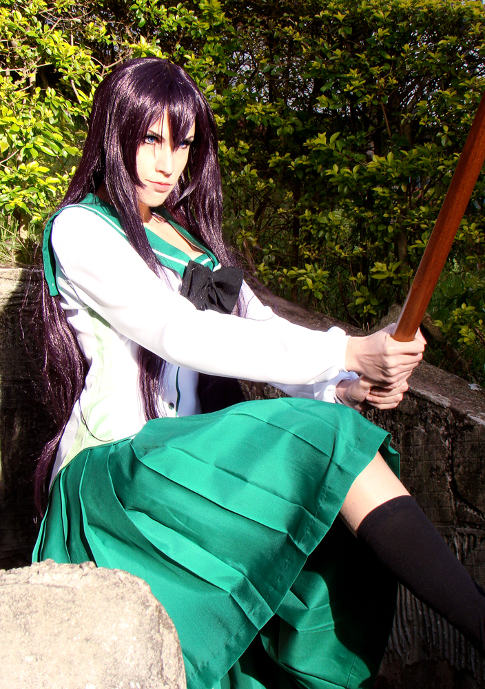 Saeko Busujima cosplay