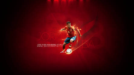 Jordi Alba #18 Spain - Wallpaper