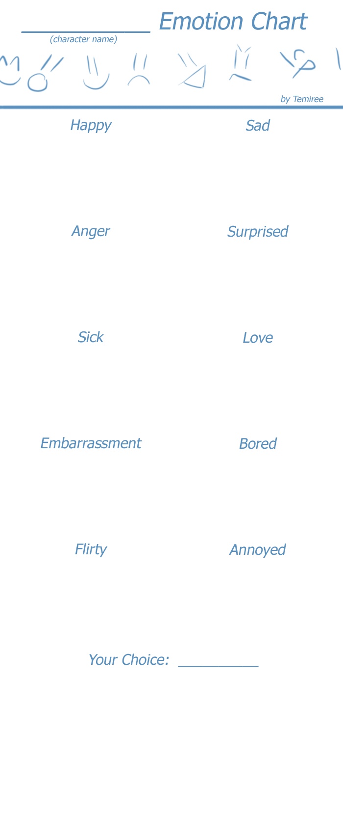 The Emotion Chart by Temiree on DeviantArt