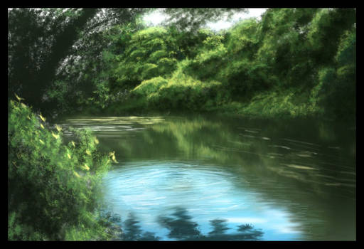 Landscape Speedpaint - Pond