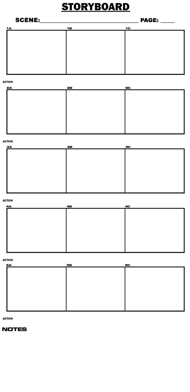 Storyboard Template by Temiree on DeviantArt