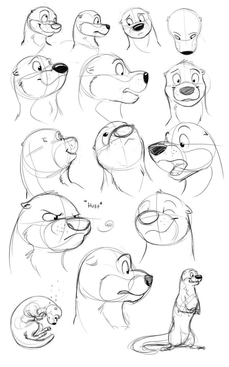 Otter Character Designs 2 (June 2013)