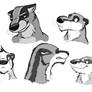 Badger Faces (August 2013)