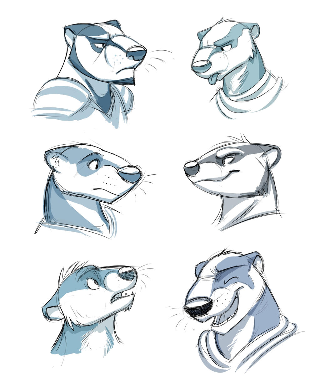 Badger Faces