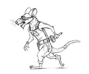 Disgruntled Worker Rat