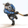 Tundratown Hockey Player (Zootopia)