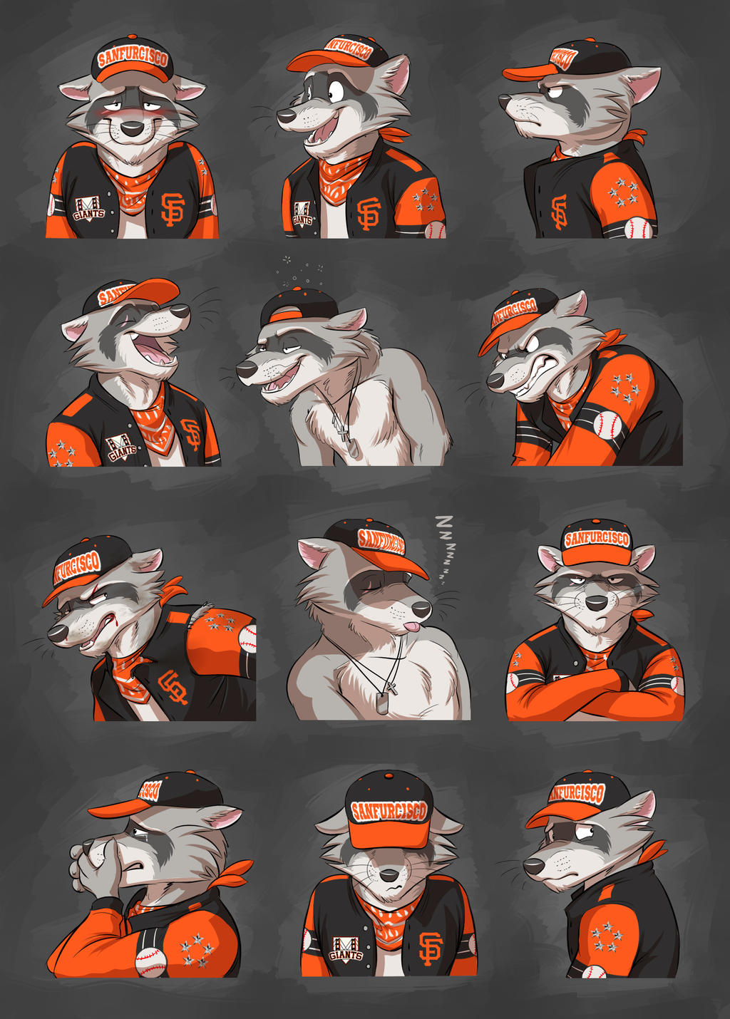 Commission Awesomecaliartist Expression Sheet By Temiree On Deviantart