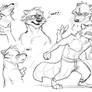 Raccoondude Sketch Page