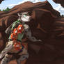 Commission: Flurythecat (Climbing with Friends)