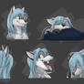 Commission: Alexandra's Expression Sheet