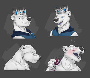 Commission: Mursan the Tyrant's Expression Sheet